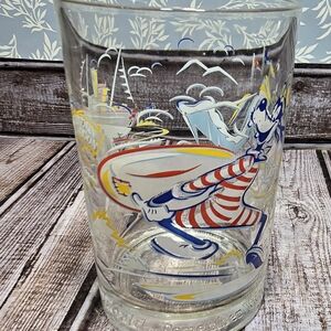 Walt Disney World Goofy Typhoon Lagoon Glass Cup 25 Years Remember The Magic